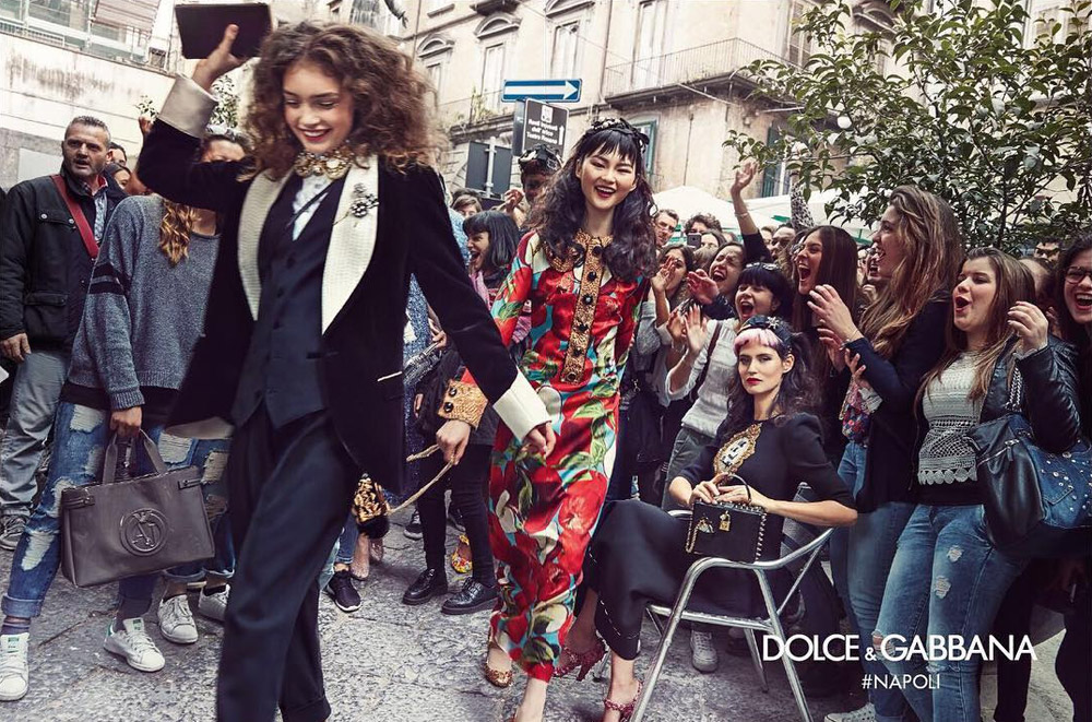 Dolce & Gabbana’s autumn/winter 2016-17 campaign. Photograph by Franco Pagetti. 