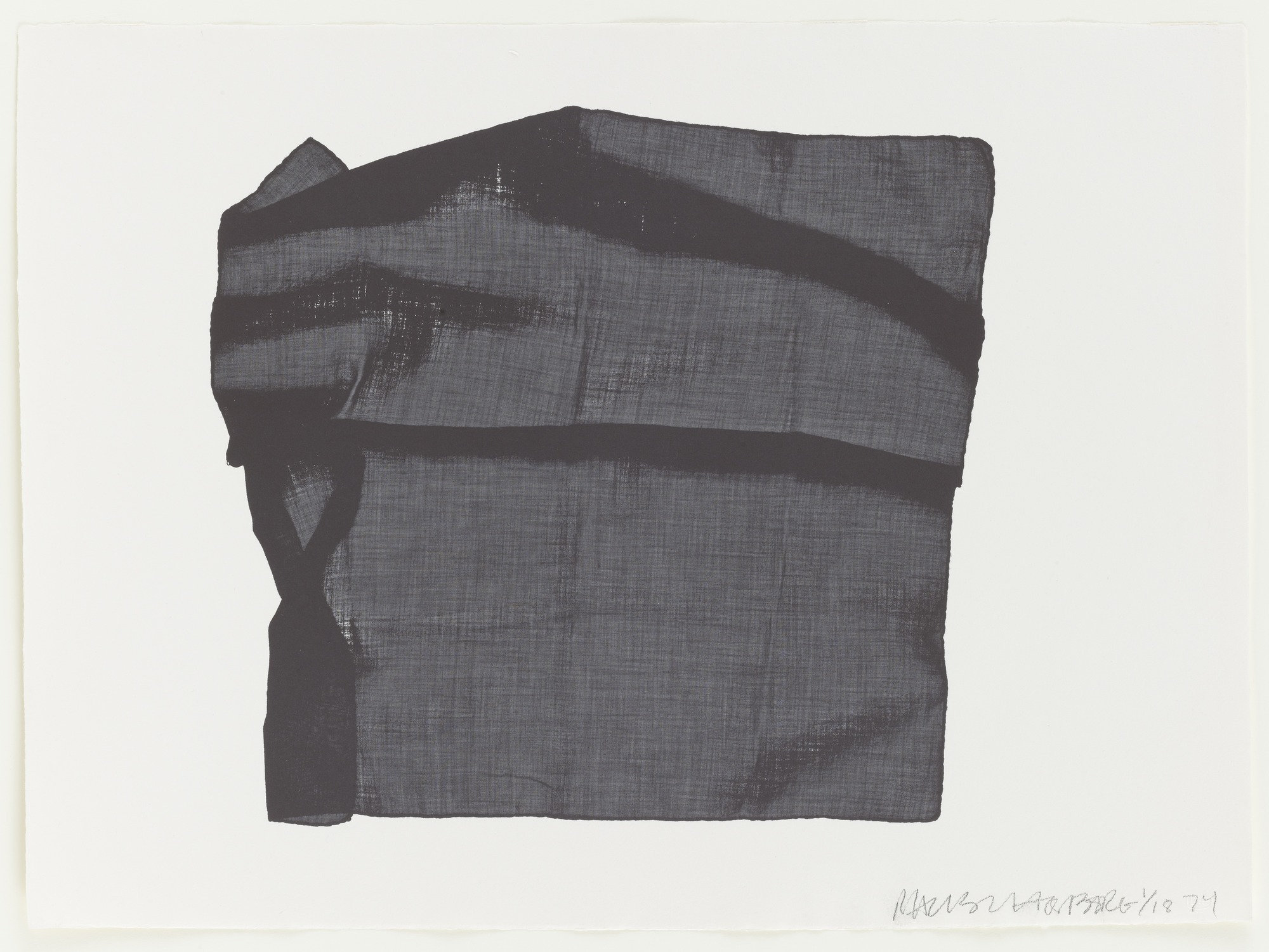 Robert Rauschenberg, Veils, 4, 1974. Courtesy of the Museum of Modern Art.