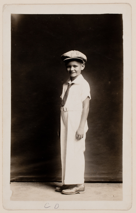 Unidentified Boy in Cap and Tie, Mike Disfarmer, 1940. 