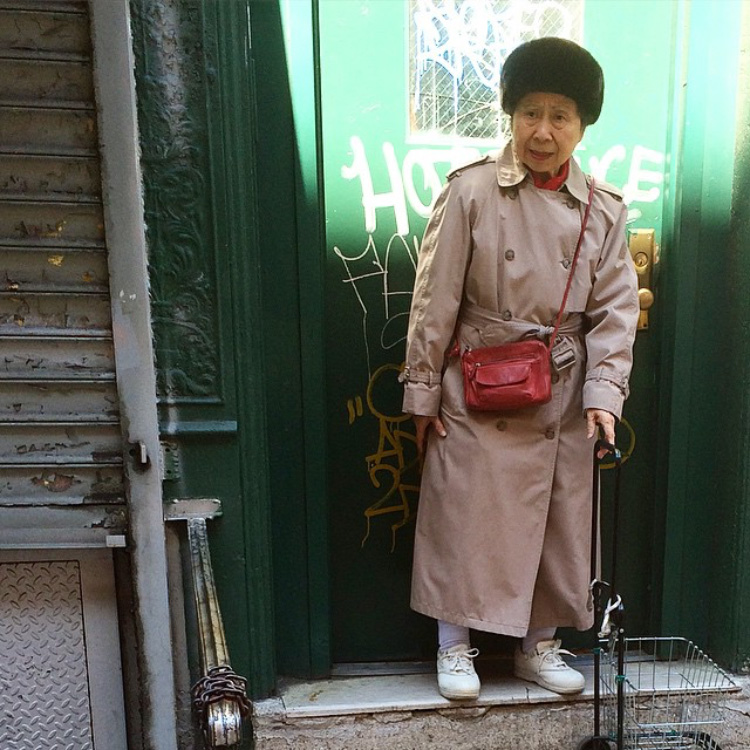 Courtesy of chinatown_streetstyle, an Instagram account documenting the fashions of New York's Chinatown.